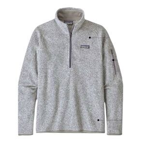Patagonia Women's Fleece Pullover Quarter Zip Better Sweater Heather Gray Small